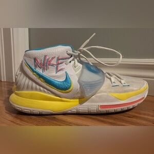 Nike Kyrie 6 Neon Graffiti Sneakers